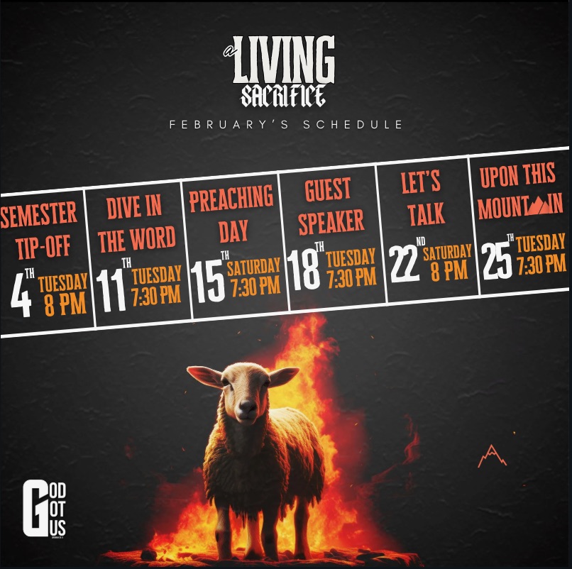 Living Sacrifice schedule